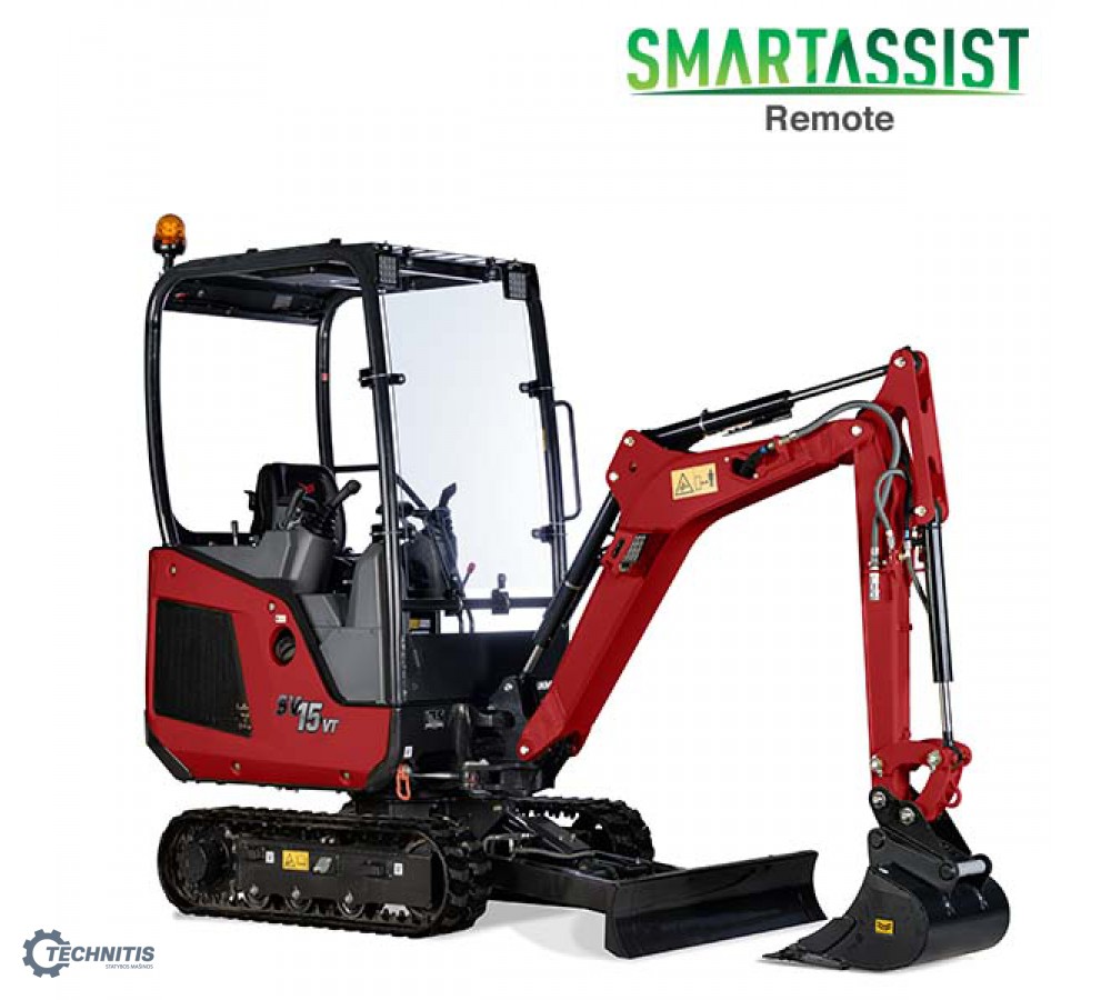 1,6 t Yanmar SV15 VT  mini ekskavatorius  